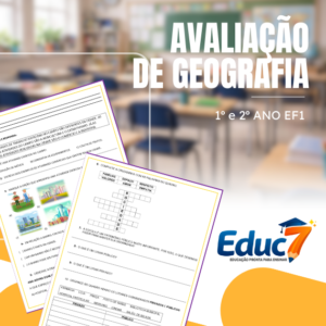 Avaliação de Geografia – O sujeito e seu lugar no mundo